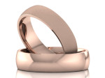 Vestuviniai žiedai "Klasika-1"  Žiedo plotis 4 mm 4